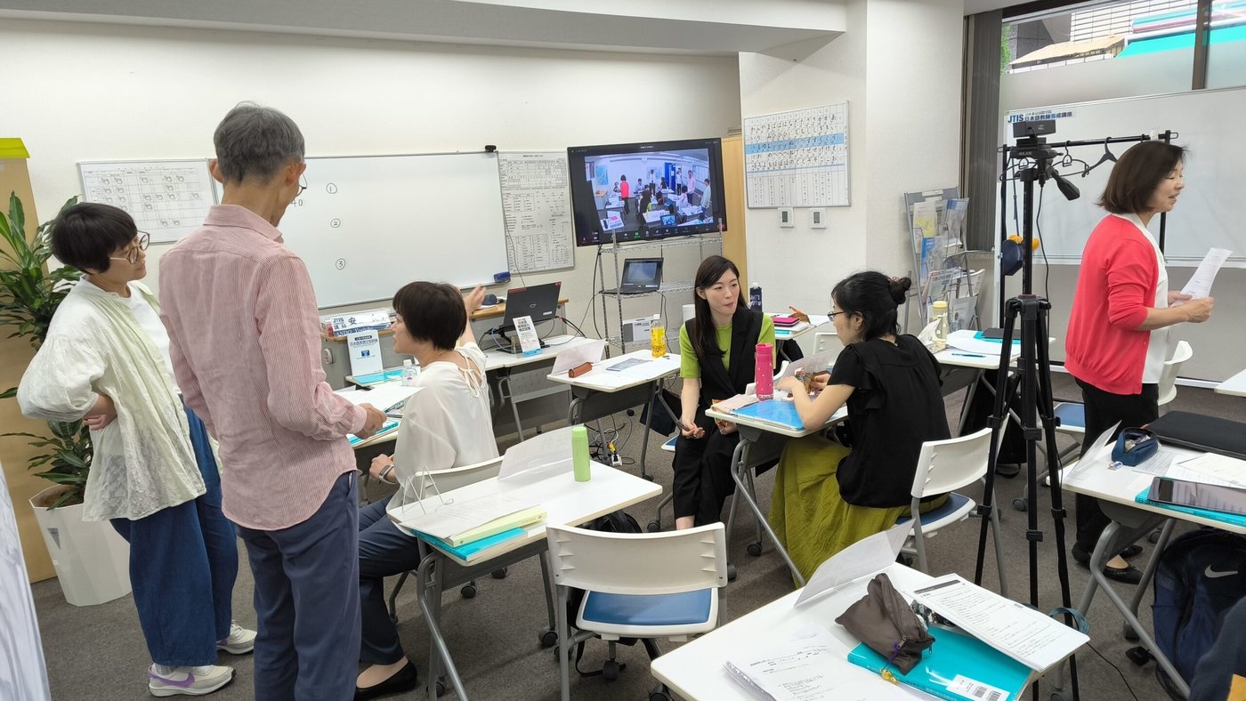 中級クラスの授業見学!
