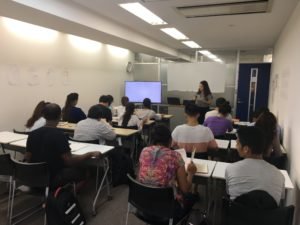 日本語学校授業見学（中上級クラス）