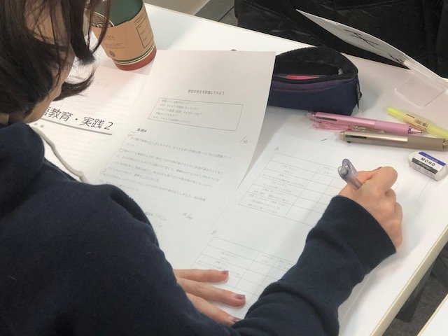言語教育の授業です!